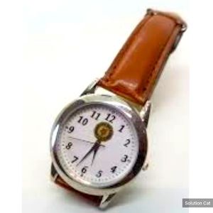 US American Legion 36mm Watch, Custom American Legion Silver Tone Watch Vintage